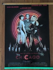 Chicago Signed Autographed Movie Poster Zellweger Zeta-Jones Gere Queen Latifah
