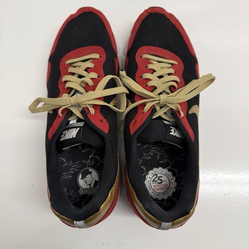 Nike Air Pegasus 25 + Edizione Speciale Rosso/Nero/Oro Bowerman Series UK 11.5? - Foto 15 di 21
