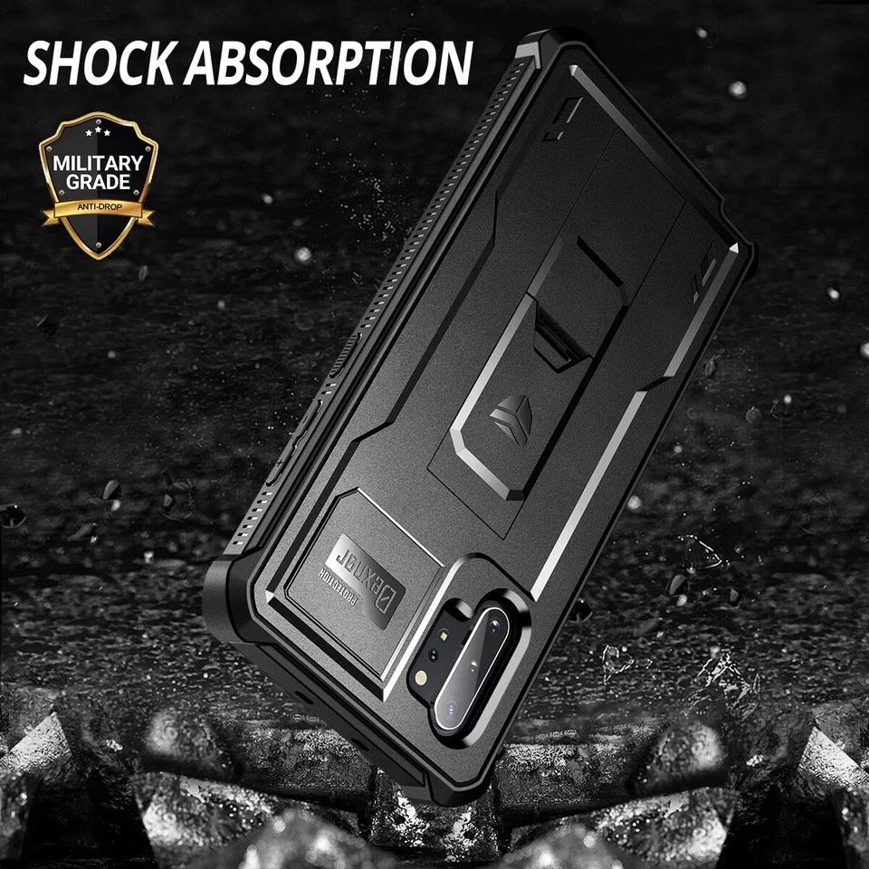 Dexnor for Samsung Galaxy Note 10 Plus 5G Case Heavy Duty Rugged with Kickstand - Image 3 of 4