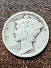 1935 P Mercury silver dime a very fine coin ..plus a surprise