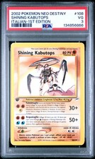2002 POKEMON NEO DESTINY ITALIANO-1°ED #108 SHINING KABUTOPS PSA 3