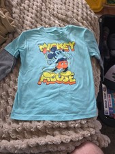 Boys Jumping Beans Disney Mickey Mouse Long Sleeve Size 5T