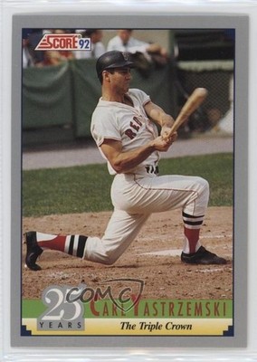 1992 Score Factory Set Inserts Carl Yastrzemski (Retail) #B16 HOF 1e31