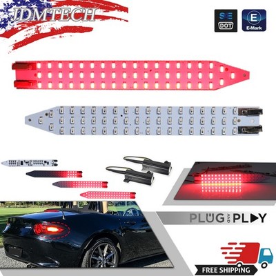 Sequential Red LED Rear Turn Signal Tail Lights Blink For 2016-up Mazda MX-5 ND