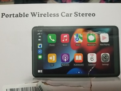 Portable Wireless Cat Stereo Unbranded, New Damaged Box. Bluetooth Apple Play