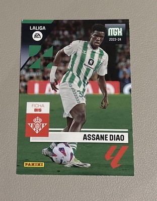 Panini MGK Megacracks 2023-2024 Rookie RC Assane Diao Real Betis #122Bis Como