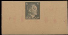 1944, USA ANTI-NAZI PROPAGANDA OPERATION CORNFLAKES PROOF OF 12PF STAMP MI.#16P