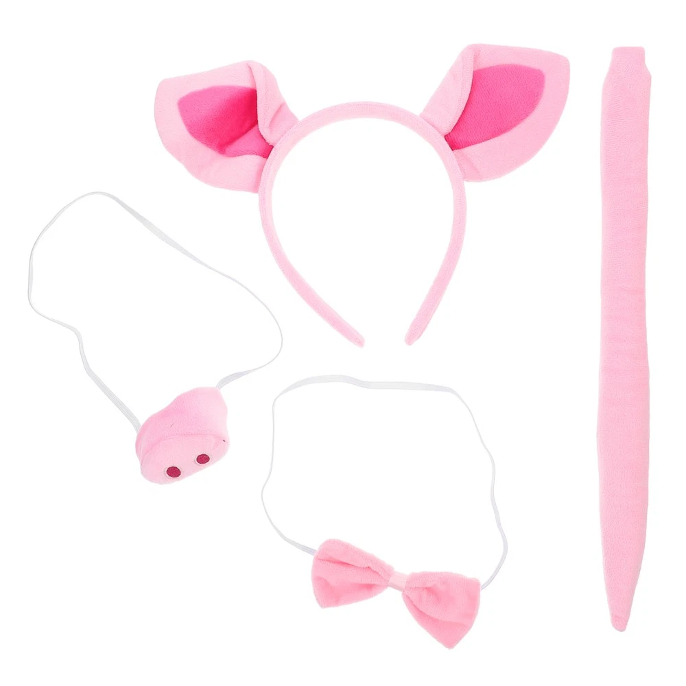 VETEMENTS Set Abbigliamento Maiale Papà Bambino Vestito Fantasia Costume Accessori Animale Festa