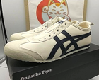 Onitsuka Tiger MEXICO 66 SLIP-ON BIRCH/MIDNIGHT 1183A360.205 UNISEX NEW!