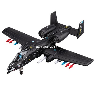 A-10 Thunderbolt II Warthog Flugzeug Modell Die Cast Spielzeug Kinder Schwarz