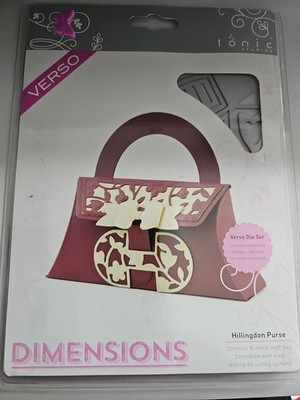 Tonic Dimensions Hillingdon Handtasche Geschenk Leckerli Tasche - Basteln Stanzenset Brandneu