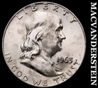 1963-D Franklin Half Dollar-Choice Gem BU Splotchy No Reserve #G8616