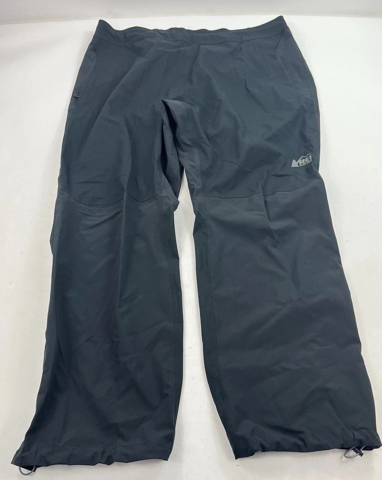 REI Co-Op Pants Black Peak 2.5L Hiking Shell Waterproof Outdoor XL x 30” inseam