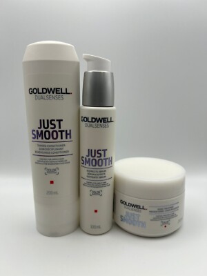 Goldwell Dualsenses Just Smooth Conditioner, 6 Effects Serum & 60s Treatment Set