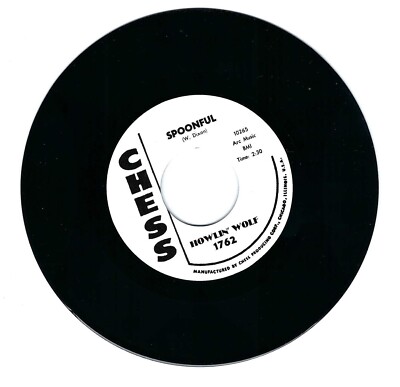 Reissue-Blues 45-Muddy Waters-Spoonnful / Howlin' For My Baby-Chess 1762