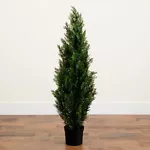 4’ Cedar Topiary Artifical Tree UV (Indoor/Outdoor) Home Decor. Retail $109