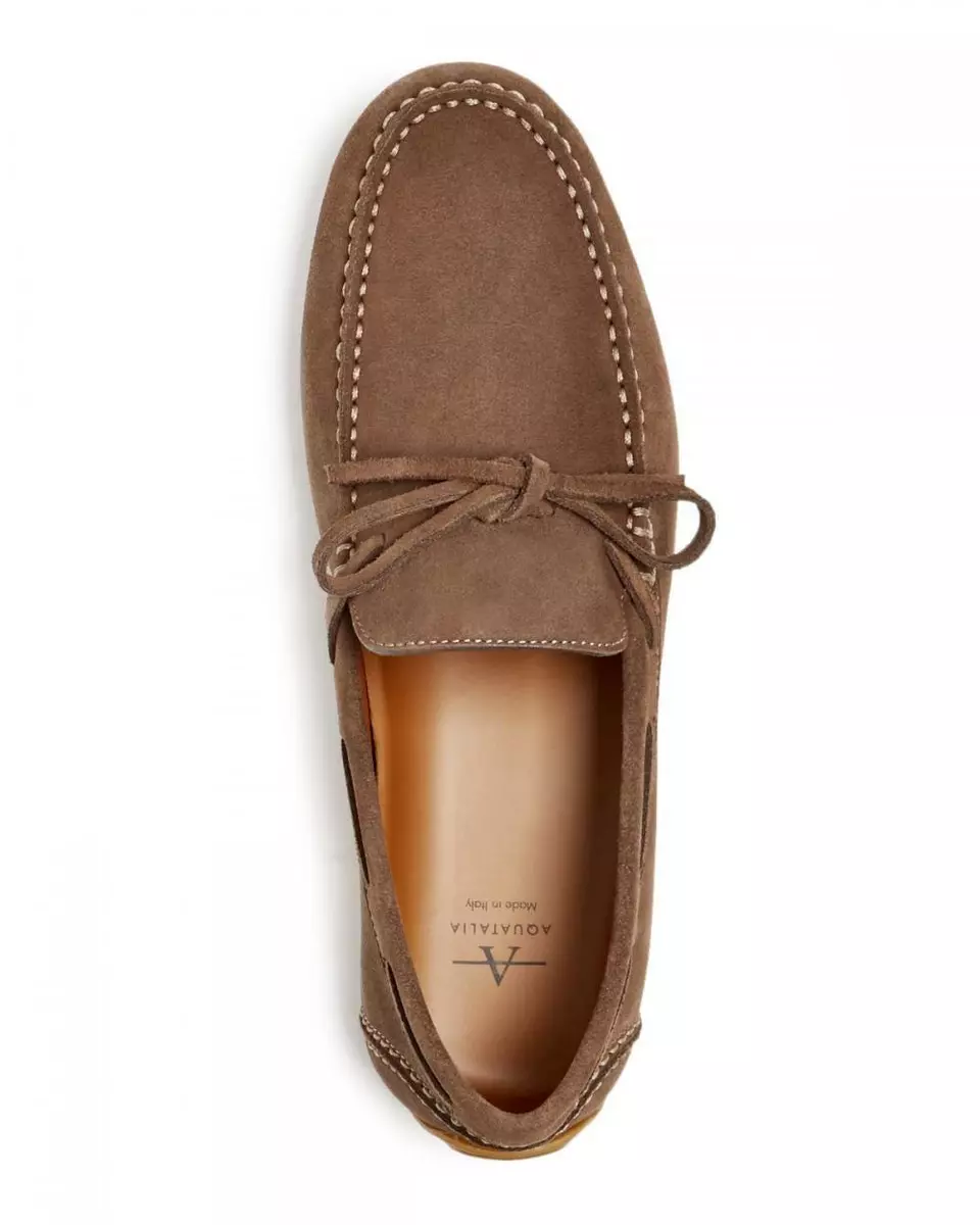 Aquatalia suede deals loafers