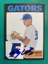 AUTO Custom Baseball Card - Anthony Ursitti - Florida Gators Signed