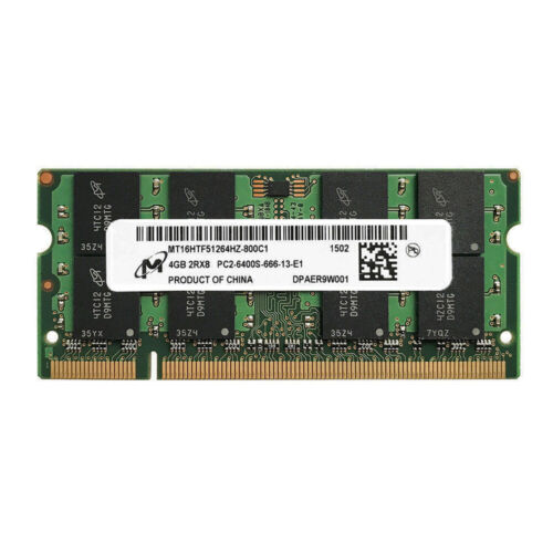 Memoria prueba 4 GB PC2-6400 DDR2 800Mhz 1.8V memoria portátil memoria RAM baja densidad 836905500334 | eBay