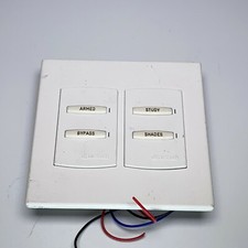 Savant LiteTouch Low Voltage 4 Button Keypad Wall Station - White