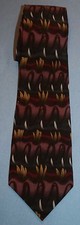 Jerry Garcia Neck Tie Red Meadow Collection Twenty Abstract Art 4" x 59" Necktie