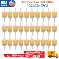 10/20/30Pack Motor Inline Gas Oil Fuel Filter Small Engine for 1/4'' 5/16" Line