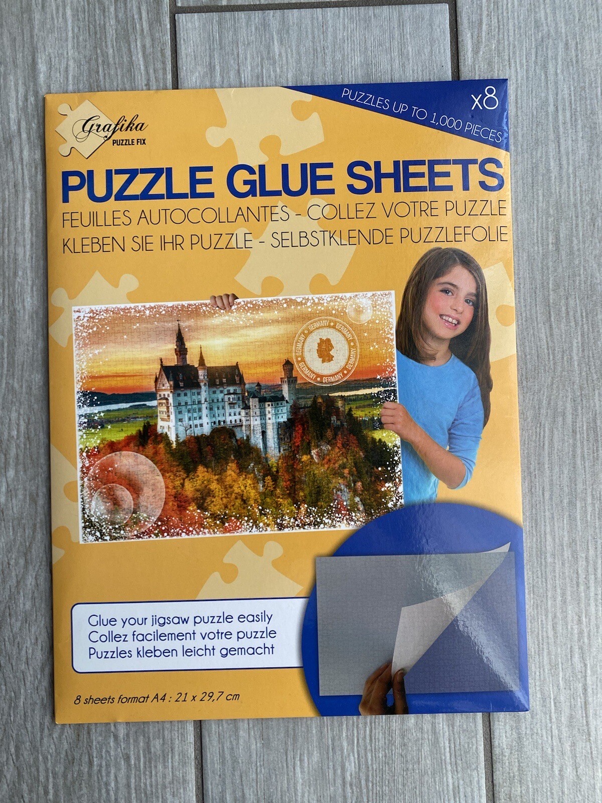 Puzzle Glue Sheets by Grafika - x8 sheets - A4 Format