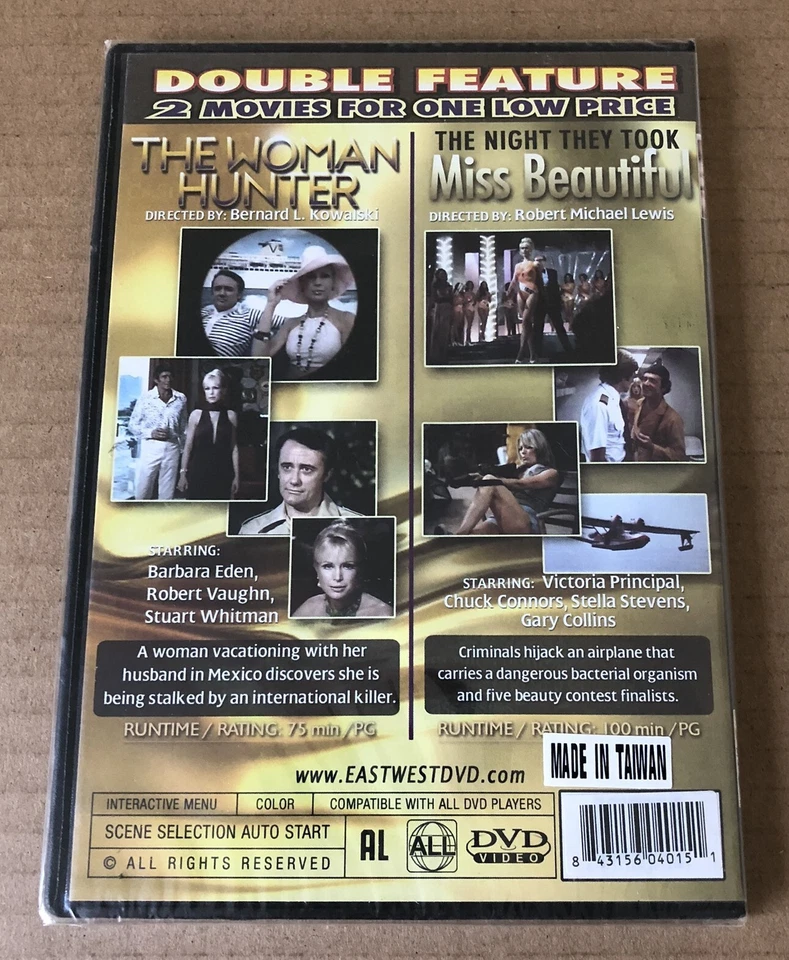 THE WOMAN HUNTER/THE NIGHT THEY TOOK MISS BEAUTIFUL - SEALED DVD!!!! - Image 2 of 2