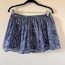 Abercrombie Fitch Vtg Paisley Floral Print Mini Skirt Women Sz Small