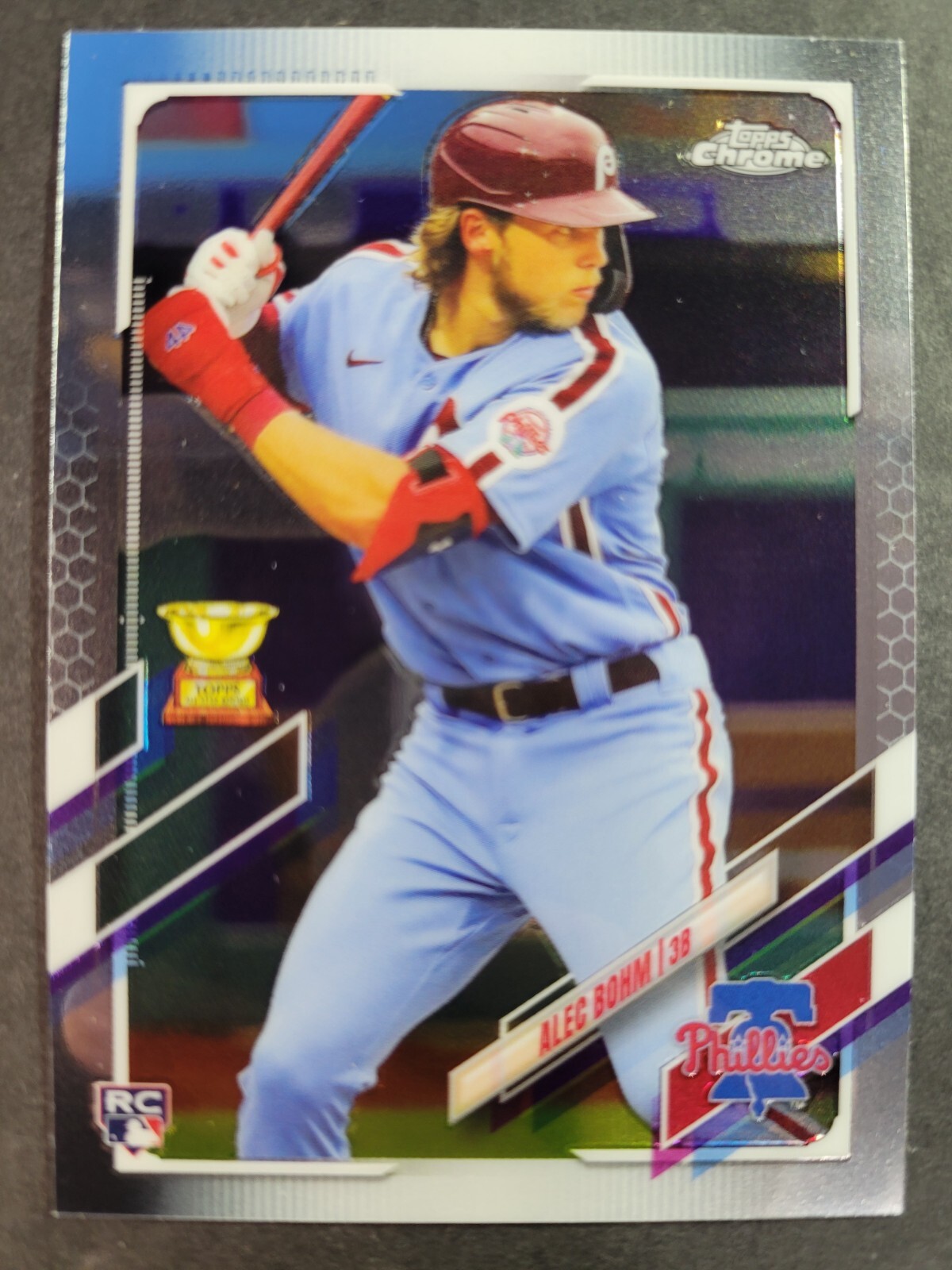 2021 Topps Chrome #119 Alec Bohm RC Rookie Philadelphia Phillies