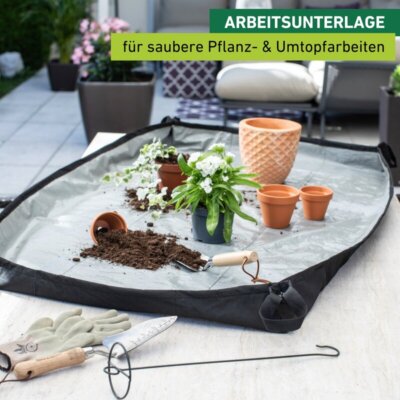 Pflanz- und Unterlegplane mit Vlies