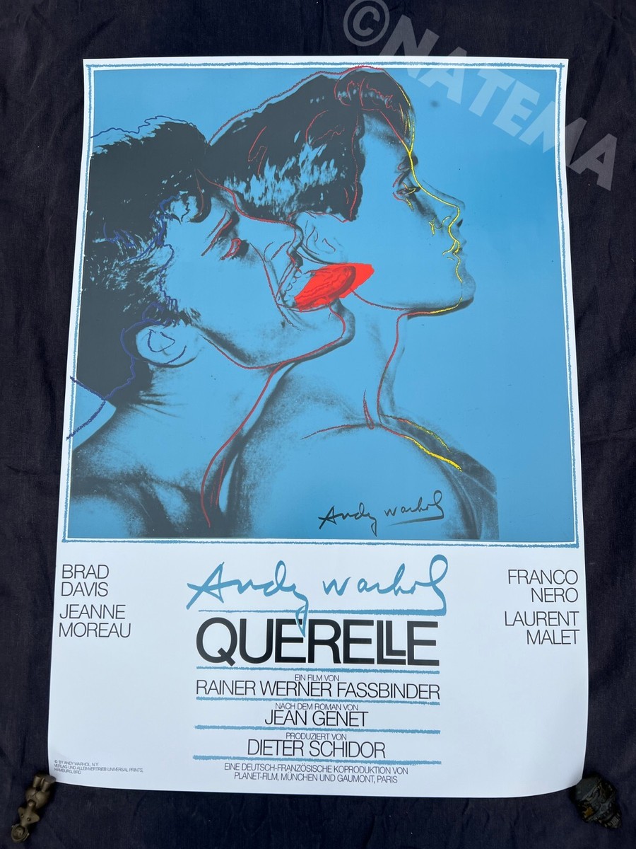 Andy Warhol Querelle Blue Original 1983 Film Poster Art Print