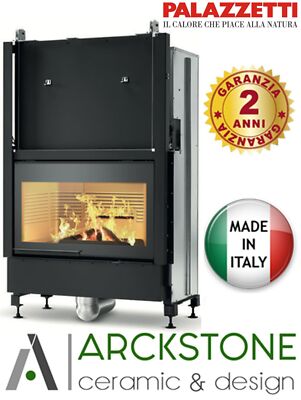 Palazzetti Wt 16 : 9f V12 Eplus Kamin Holz Lüfter Kanalisiert Automatisch 14,2Kw