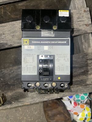 Square D FAB36050 50AMP CIRCUIT BREAKER