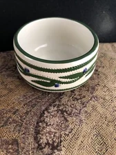 Rare Vintage Royal Jordanian Airlines First Class Pottery Dish/Bowl Sauce Jordon