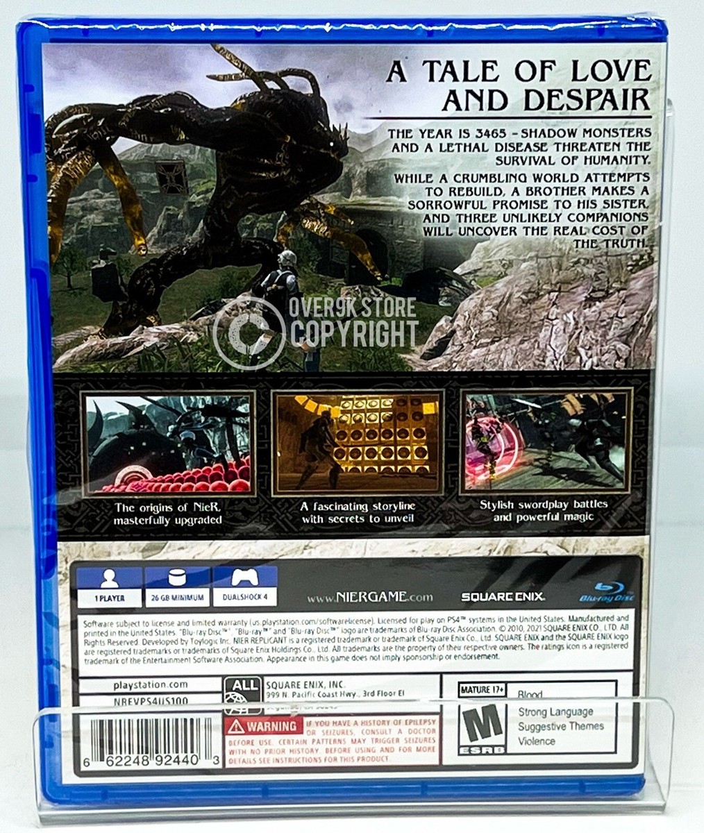 Nier Replicant - PS4 - US Version | Brand New | Factory
