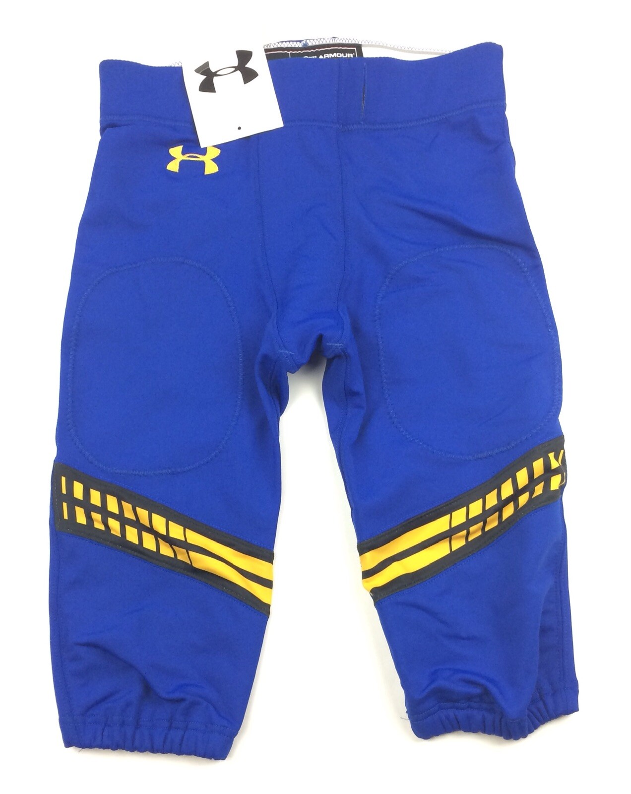 Under Armour Football Game Jet Stream Pant Men's L Royal Blue Yellow UF019PM eBay
