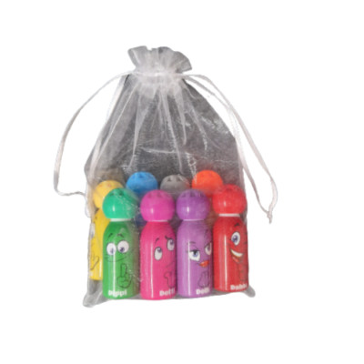 Diddiabs Bingo Tupfer Packung mit 8 leuchtenden Farben je 10 ml Tinte