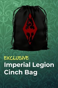 THE ELDER SCROLLS "Imperial Legion Cinch Bag" Gaming Exclusive LOOT CRATE 2021