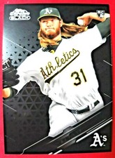 2020 Topps Chrome Black - A.J. Puk - #22 Base Rookie ATHLETICS RC