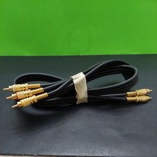 6 FT 3 RCA Ultra Pro Stereo Audio Video Cable Gold Plated TV VCR DVR GAME SAT