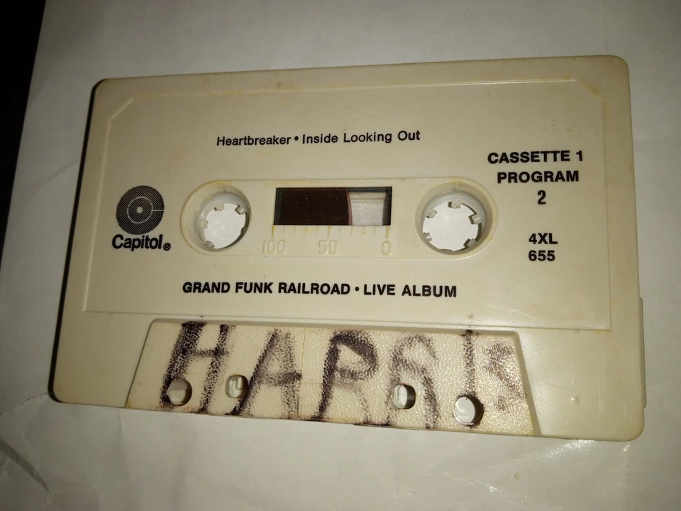 Grand Funk Railroad "Live Album" cassette tapes double Foto 2 de 4