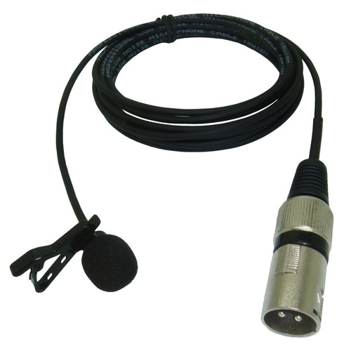Studio Mixer Uni-Directional Lavalier Microphone XLR Phantom Power 9 Metre Cable - Picture 5 of 8