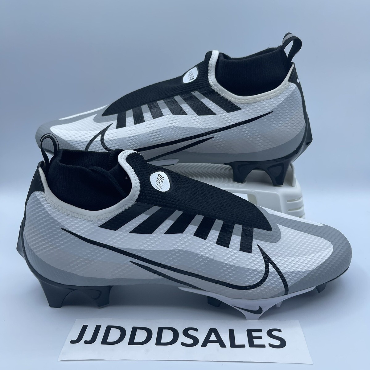 Nike Vapor Edge 360 Pro Football Cleats White Black DQ3670-100 Men’s Size 10.5 NEW Nike Vapor Edge Pro 360 White Black Pure Platinum DQ3670  main image 4