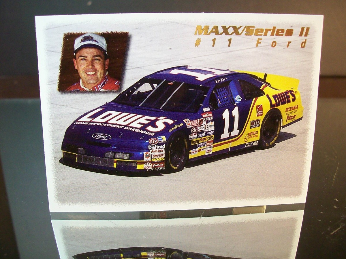 Brett Bodine #11 Lowes Maxx Racing Cards Series II 1995 Card