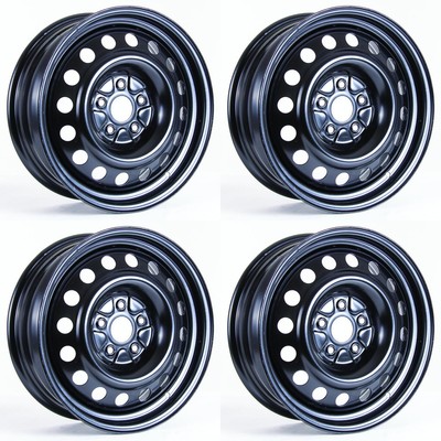 Set of 4 Black 17in Steel  Wheel Rims for Toyota Highlander, RTX X99139N 5Lug 