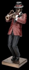 The Jazz Band Figur - Trompeter rot - Veronese Deko Musiker