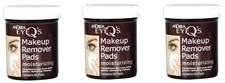 Pack Of 3 Andrea Eye Q'S Eye Make-Up Remover Pads Moisturizing 65 Each