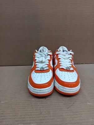 Bape Sta Mens Sneakers Style- 0zxsh191001mh, Orange, Sz 10 | eBay