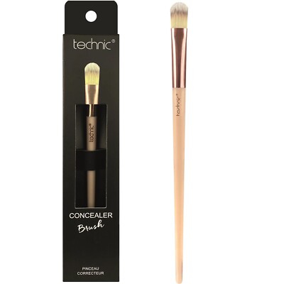 TECHNIC präzise Anwendung Make-up Concealer langlebige vegane Bürste *NEU*